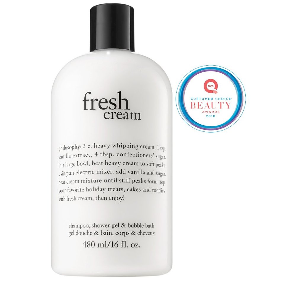 PHILOSOPHY FRESH CREAM 3 IN 1 "SHAMPOO,SHOWER GEL AND BUBBLE BATH"